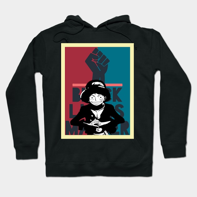 ONE PIECE T-SHIRT FUN T-SHIRT PO010 Hoodie by Huko